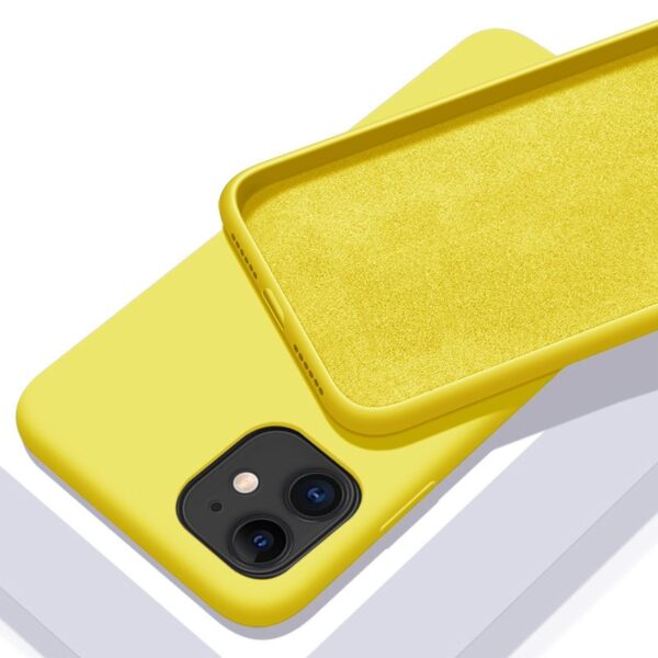 Funda de silicona suave de color sólido para iPhone - Image 5